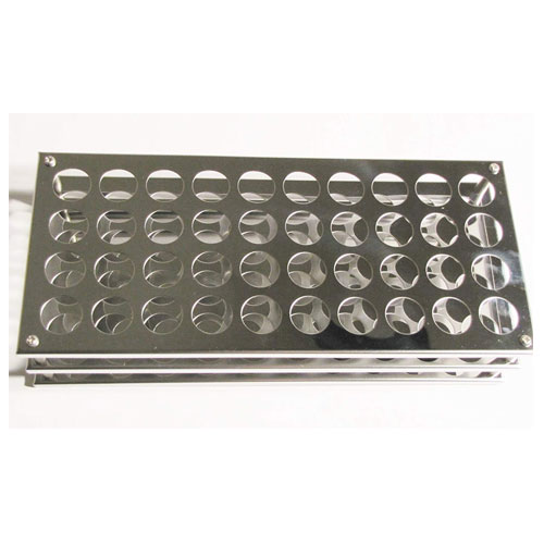 Test Tubes Stand (Aluminium and Steel) » Vertex Scientific & Lab