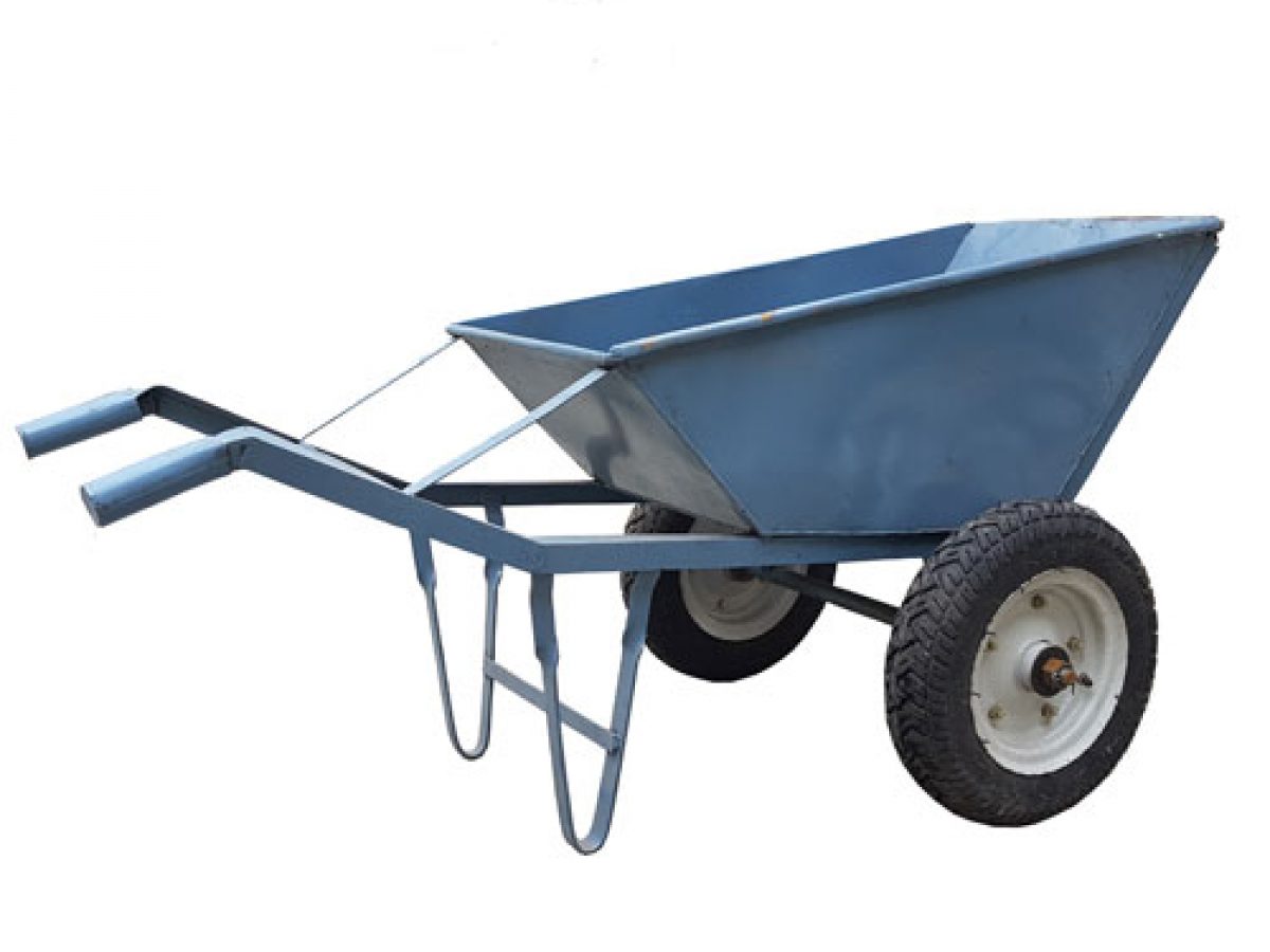 Preorder Chariot Flatbed Heavy Duty Galvanised Wheelbarrow With Single