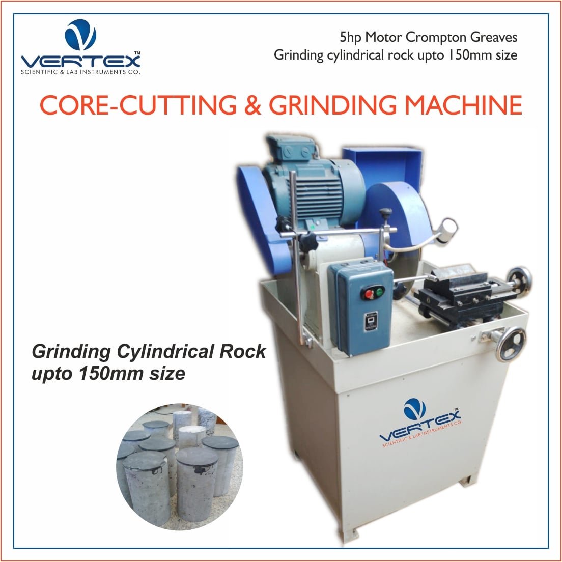 Rock Core Cutting & Grinding Machine